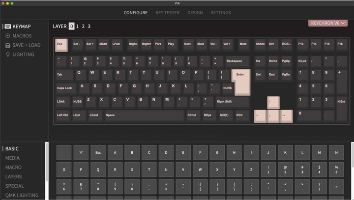 Actual product image Keychron V6 (CH, Cable)