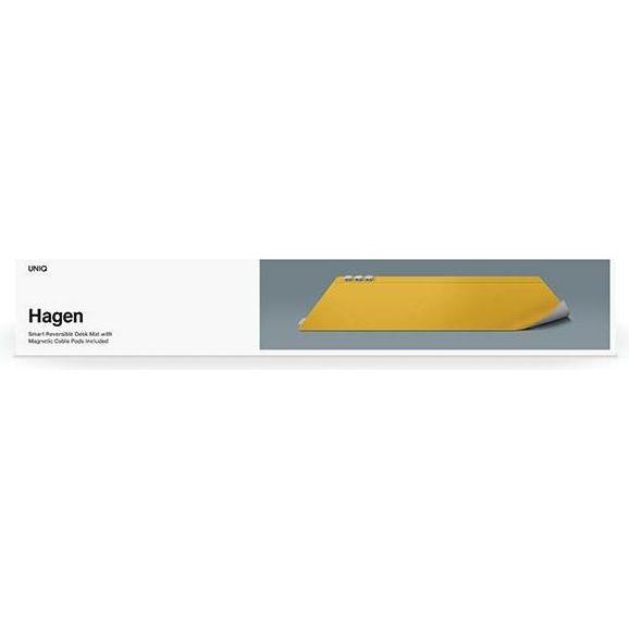 Thumbnail - Uniq, Unterlage, Hagen dwustronna magnetyczna podkładka na biurko żółto-szary/canary yellow-chalk grey