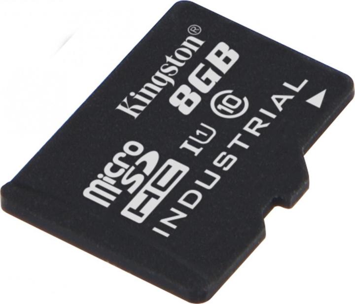 Image du produit Kingston microSDHC industriel pSLC (8 Go, microSDHC, U3, UHS-I)