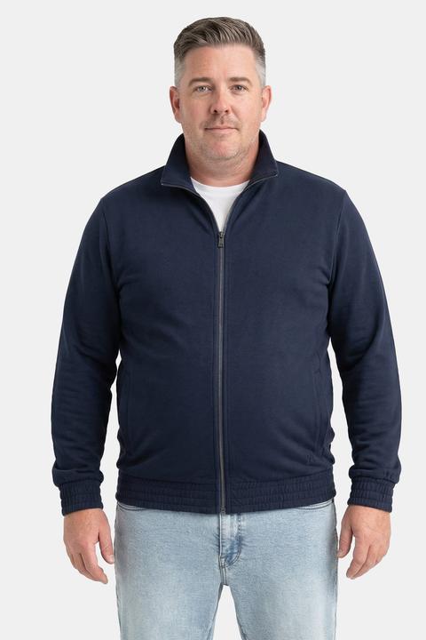 Produktbild Men+ Sweatjacke, Stehkragen, Zipper, 2 Taschen (L)