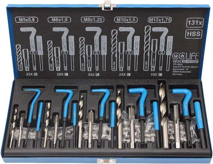 CCLife Kit di riparazione della filettatura