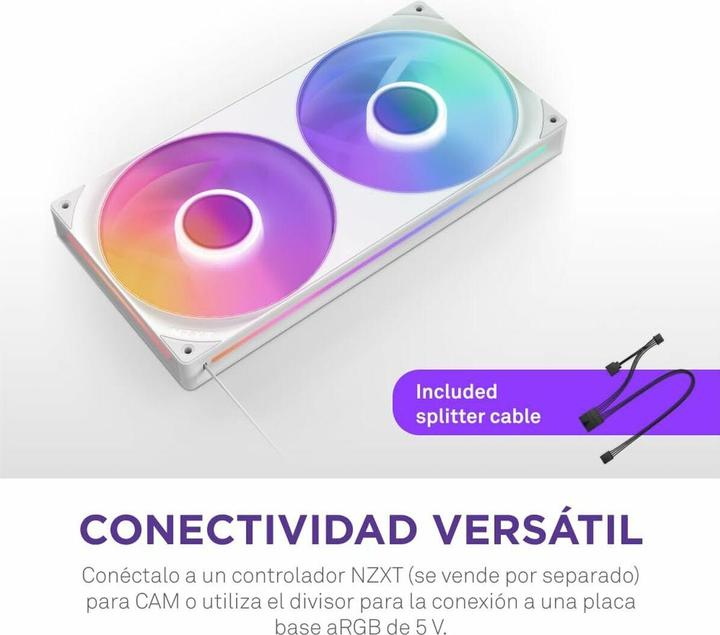 Actual product image NZXT F240 RGB Core (120 mm, 1 x)