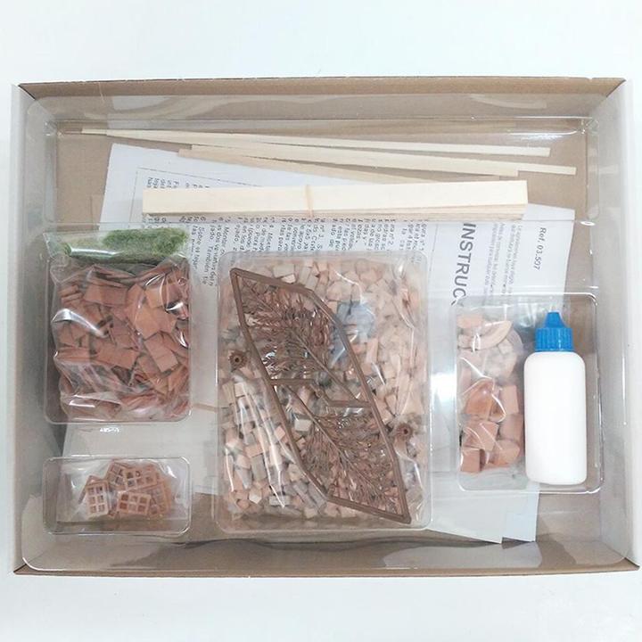 Immagine prodotto Block Cuit. Kit modello 3D in ceramica - Casa tradizionale dei Pirenei 2 (26 x 14 x 22 cm)