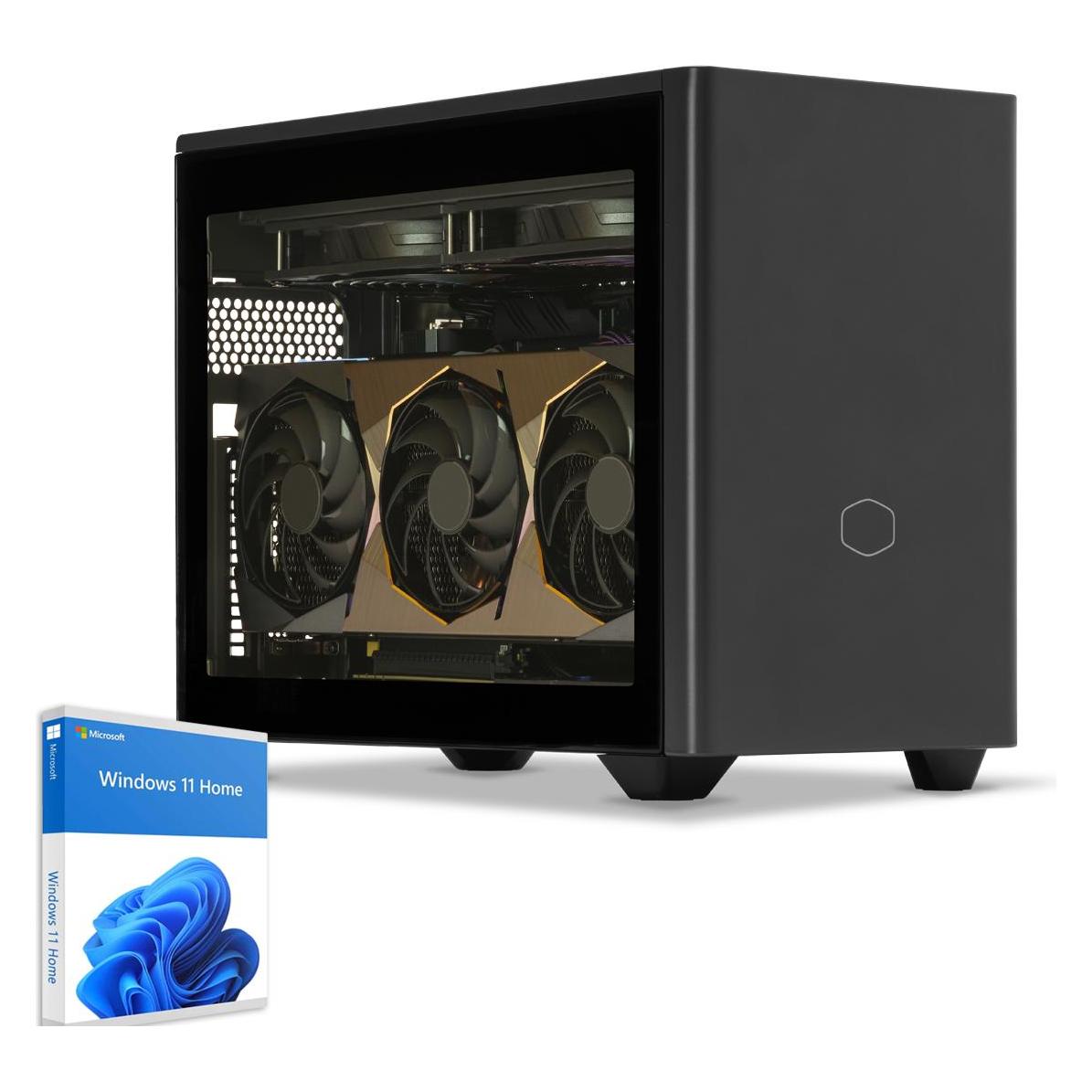 Sedatech Ultimate Gaming Mini-Pc - UCCC009I2I1HF (2000 Gb, 32 Gb, Intel Core I5-12400F, GeForce Rtx 5070), Pc, Schwarz
