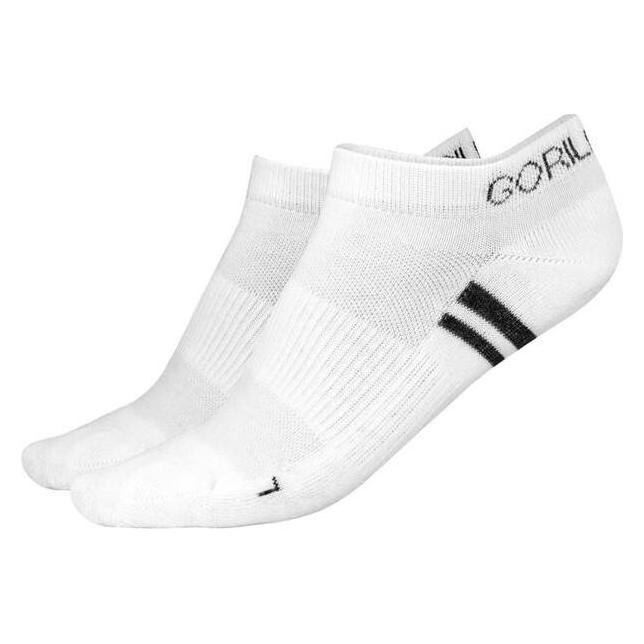 Gorilla Wear, Unisex, Socken, Socken Mit Vierteldrehung, Weiss, (2er Pack, 43 - 46)