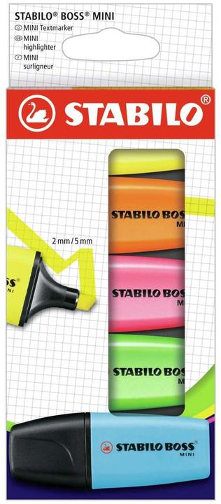 Produktbild STABILO BOSS MINI Textmarker (5 x)