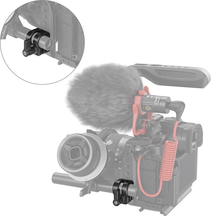 Image du produit SmallRig 12mm/15mm Single Rod Clamp 3598 (Accessoires vidéo divers)