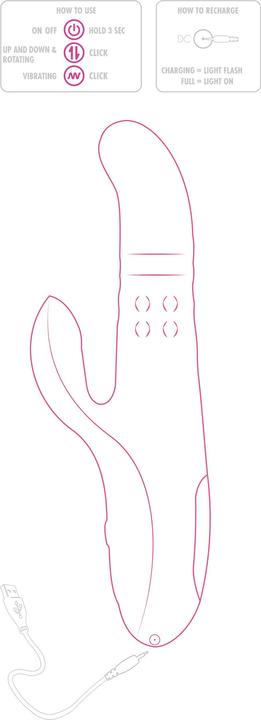 Produktbild ToyJoy Venus Thrusting-Rotating Vibe