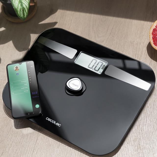 Produktbild Cecotec Surface Precision EcoPower 10200 Smart Healthy Black Bathroom Scale with High Security Tempered Glas (180 kg)