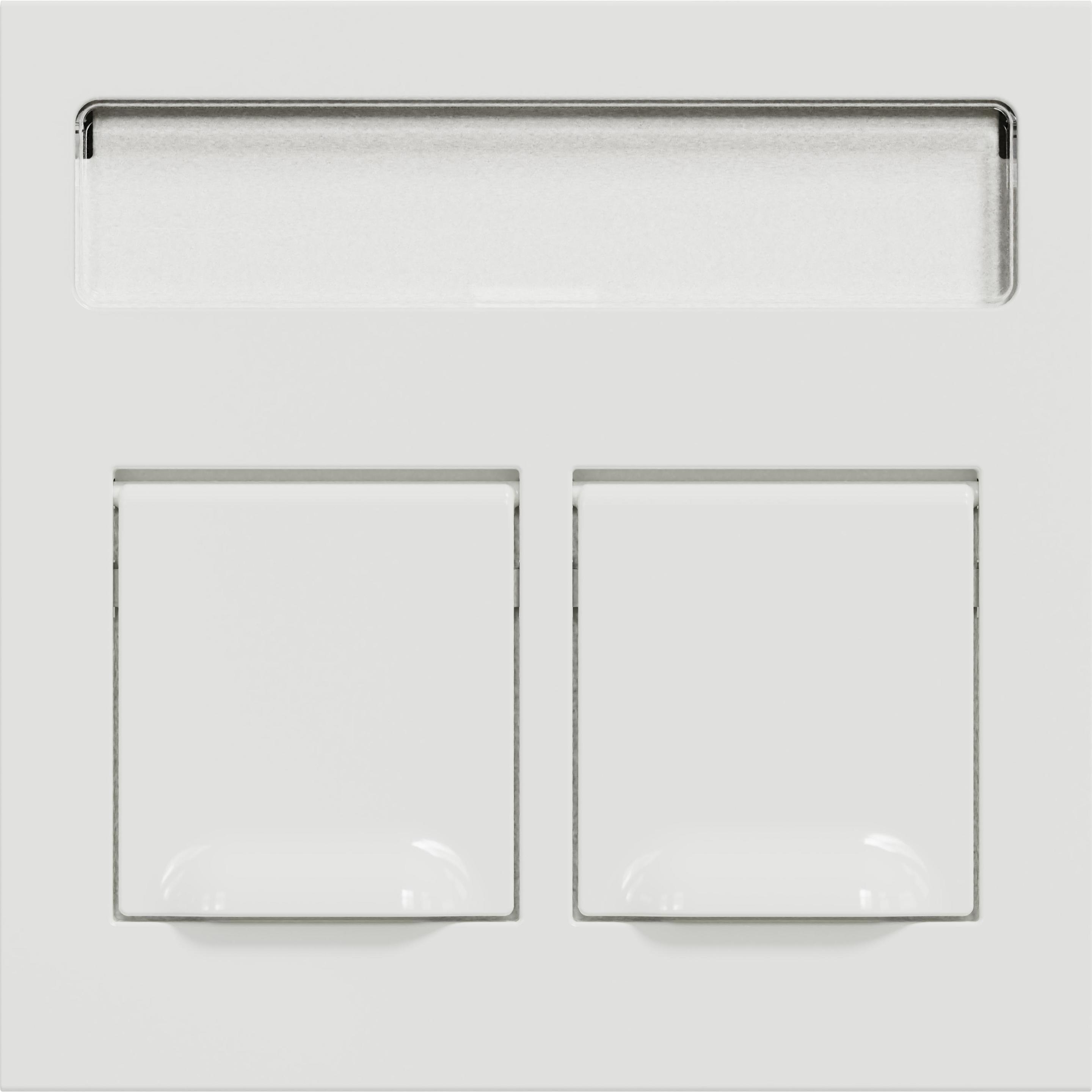 Thumbnail - Schneider Electric, Zubehör Schalterprogramm, Dataudtag 2xRJ45 S-one, hvid