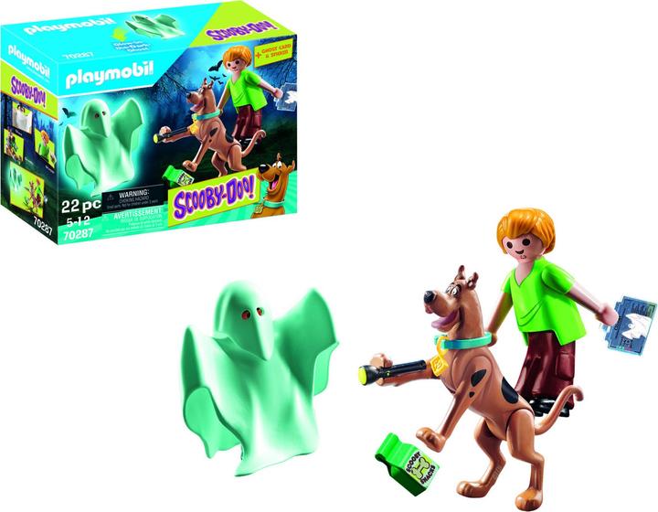 Image du produit Playmobil Scooby et Shaggy avec un fantôme (70287, Playmobil Scooby-Doo)
