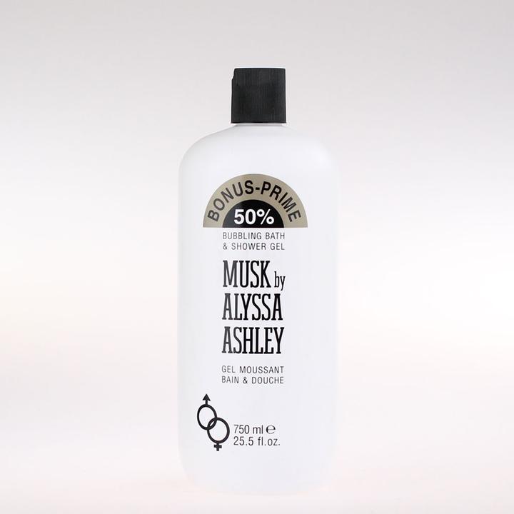 Productafbeelding Alyssa Ashley Musk Bubbling Bath & Shower Gel (750 ml)