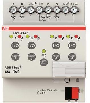 Actual product image ABB Switch actuator 4-fold ES/S4.1.2.1 1A REG ES/S4.1.2.1 (Switch actuator)