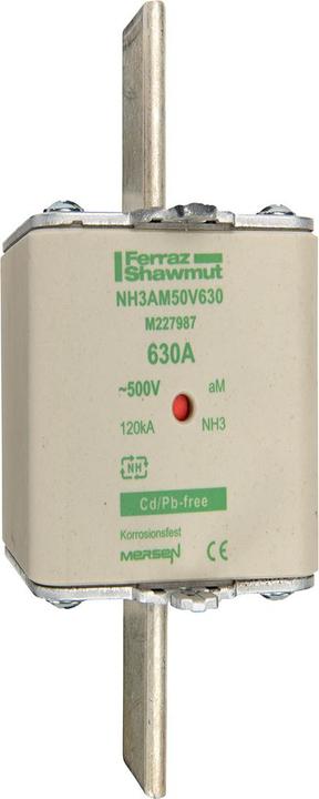 Produktbild LIN 2B387. NH-Sicherungseinsatz Gr 3 500A 500VAC 36W (500 A)