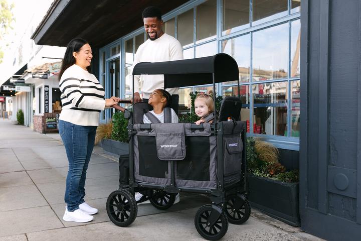 Produktbild WonderFold W2 Luxe Pro KinderVan für 2 Kinder (6 Monate - 4 Jahre)