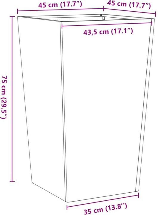 Produktbild vidaXL Pflanzkübel