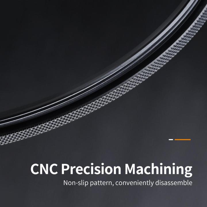 Actual product image K&F Concept 67mm Magnetic Round Mirror Series Adapter Ring, Matte Black, Frame Thickness 2.16mm (Filter adapters)