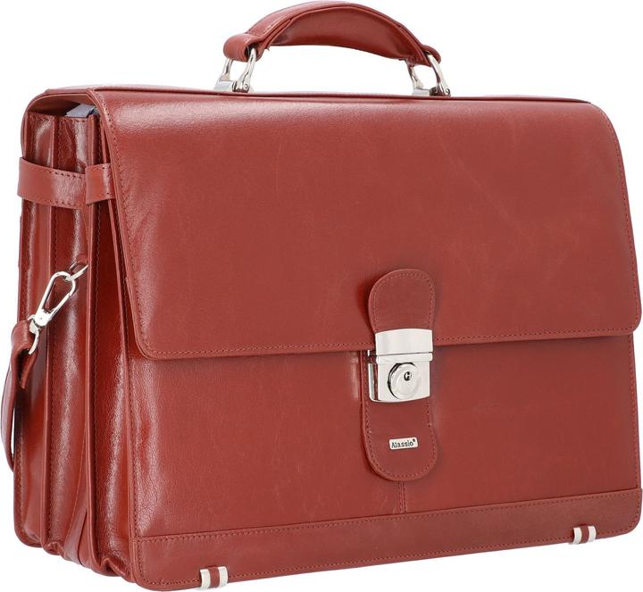 Immagine prodotto Alassio 47124 - Cartella MOCCA, vera pelle, circa 38 x 30 x 16 cm, cognac (15")