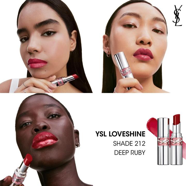 Image du produit Yves Saint Laurent Loveshine Rouge Volupte Shine Rouge à lèvres 212 (212 Rubis profond)