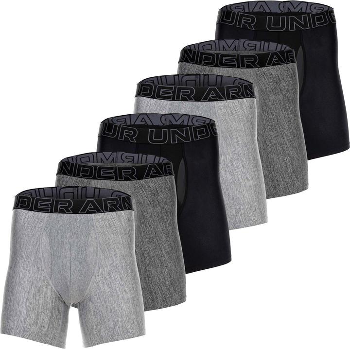 Produktbild Under Armour Boxershort Sportlich Figurbetont UA PERFORMANCE TECH - SOLID 6 IN 6PK (L, 6er Pack)