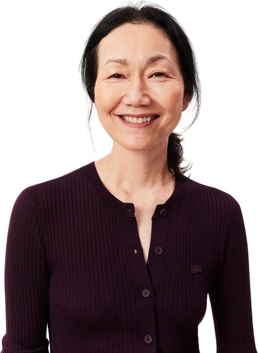 Actual product image Lacoste Womens/Ladies Merino Wool 3D Cardigan (36)