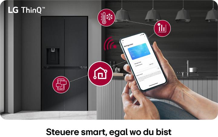 Image du produit LG GML861EPPE 286L/220L bk E (506 l)