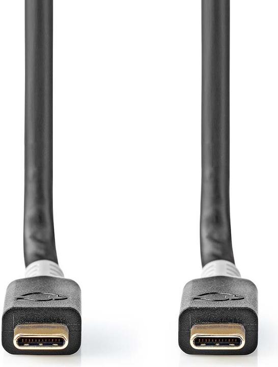 Productafbeelding Nedis USB-C kabel, 20Gbps, 100W PD, 2m (2 m, USB 4.0, 100 W)