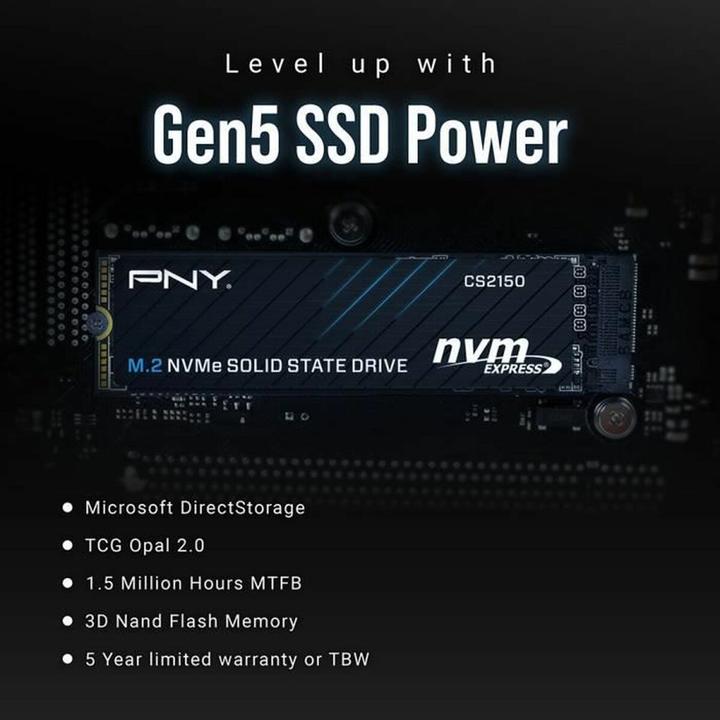Actual product image PNY CS2150 (2000 GB, M.2, M.2 2280)