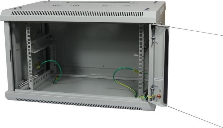 Produktbild Allnet 19 Wandgehäuse 12HE B600 / T600mm 1-teilig *lichtgrau* SMA-Serie (12 HE, 19 Zoll Rack)