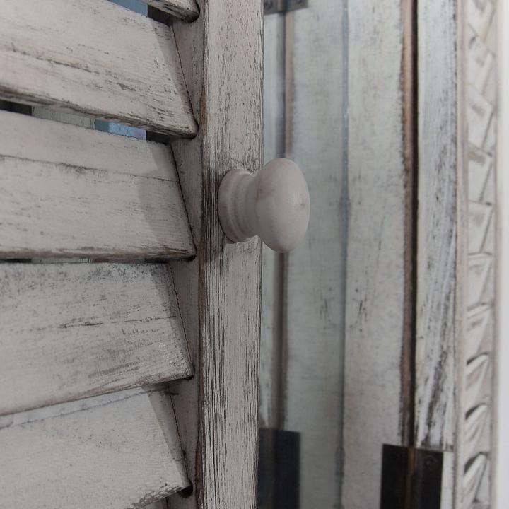 Actual product image Jamb Shabby mirror (42 x 5 x 53 cm)