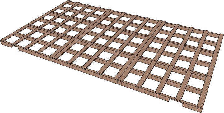 Sport-Thieme Lattenrost Holz (152000 g)
