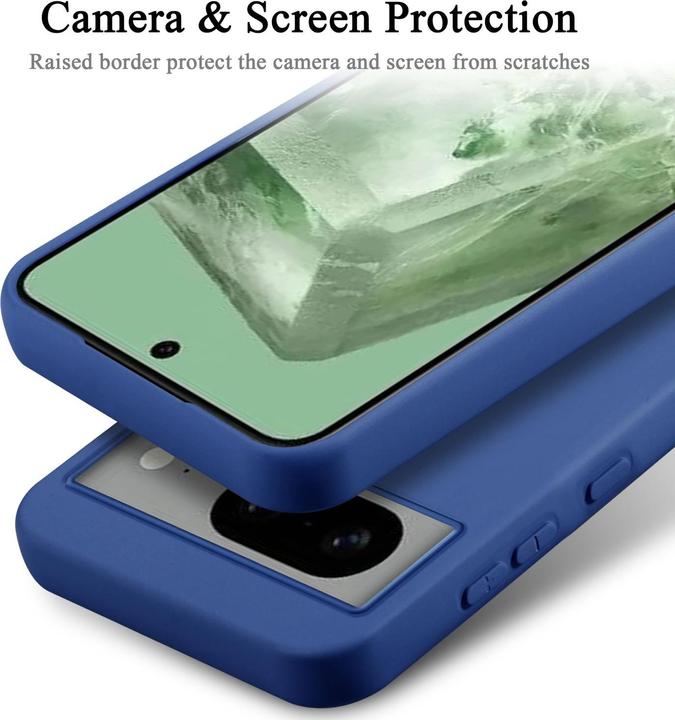 Produktbild Cadorabo Hülle für Google PIXEL 8 TPU im Liquid Schutz Silikon Design (Google Pixel 8)