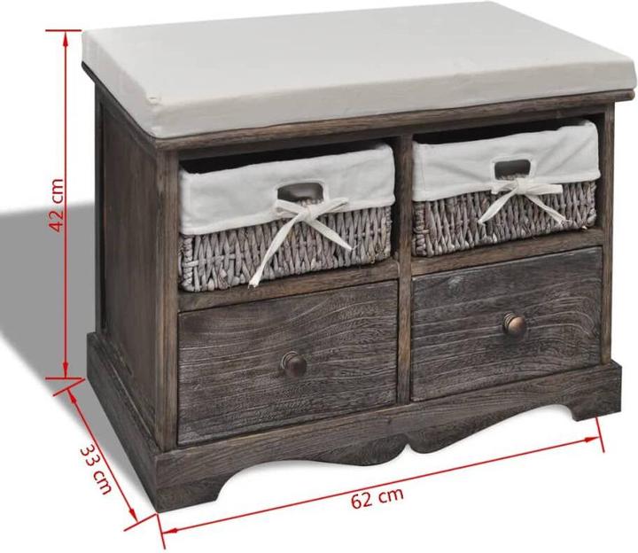 Image du produit vidaXL Aufbewahrungstruhe (33 cm)