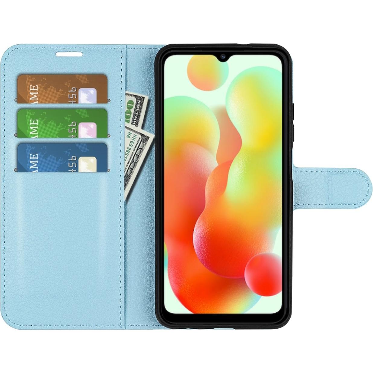 Thumbnail - Screenguard Xiaomi Redmi 12C Leather Guard Lederhülle (Xiaomi Redmi 12C), Smartphone Hülle, Blau