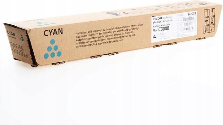 RICOH 884949 Cartouche de toner DT3000C pour MP C2000/C2030/C2051/ C2500/C2530/C2550/C2551/C3000/ (C)