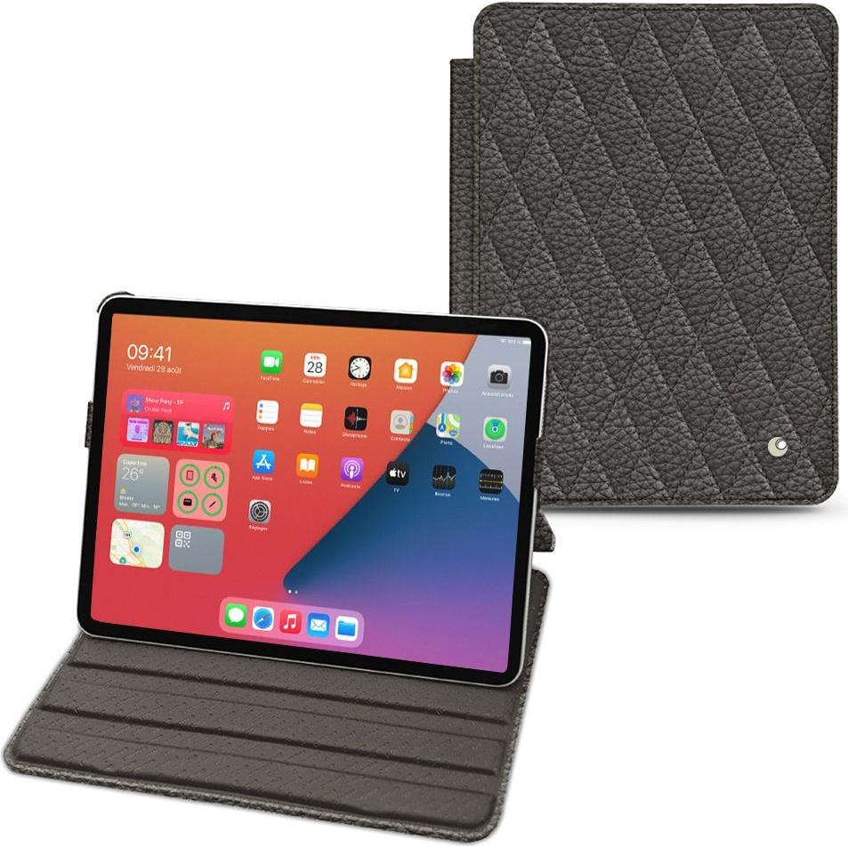 Noreve Lederschutzhülle horizontal (iPad mini 6), Tablet Hülle, Grau