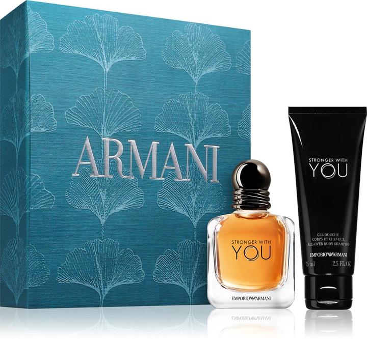 Produktbild Giorgio Armani Stronger With You Eau De Toilette 50ml Coffret + Gel Douche 75ml