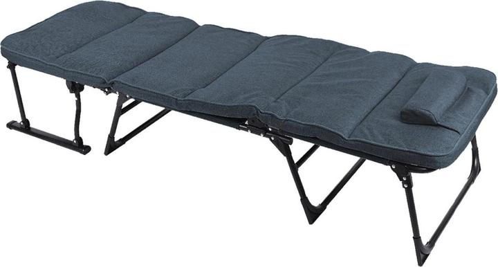 Produktbild Mojawo 2 in 1 Gartenliege Sanitätsliege Gästebett und Relaxsessel mit Polster (181 cm)