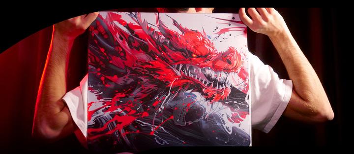 Actual product image CHERRY XTRFY GP6 Hydrus Red Mousepad