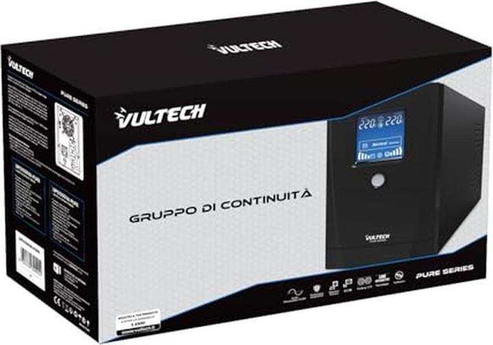 Produktbild Vultech UPS1000VA-PURE (1000 VA, 800 W, Line-Interaktiv USV)