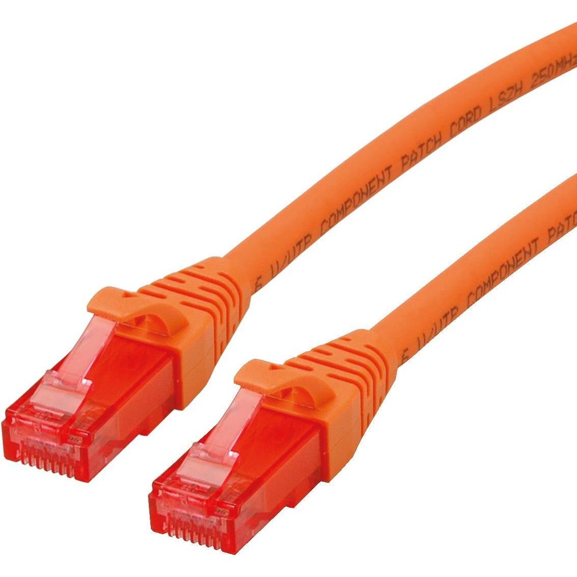 Secomp ROLINE Patch Cable UTP, RJ45-RJ45 Component Level, LSOH (U/UTP, CAT6, 0.30 m), Netzwerkkabel