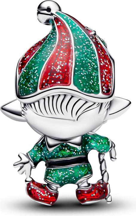 Produktbild Pandora Weihnachtselfen-Charme (Emaille, Silber 925)