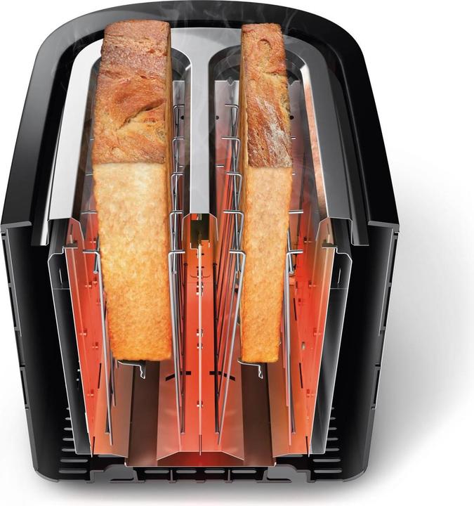Actual product image Philips Viva Collection HD2635/90 toaster 2 slice(s) Black, Titanium
