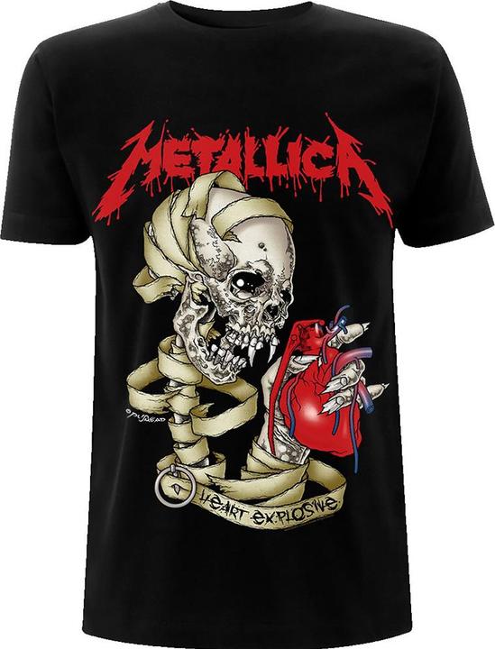 Produktbild Metallica Heart Explosive TShirt (XL)