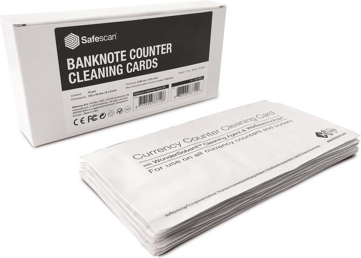 Safescan Reinigungskarten für Banknotenzähler (Bancone)