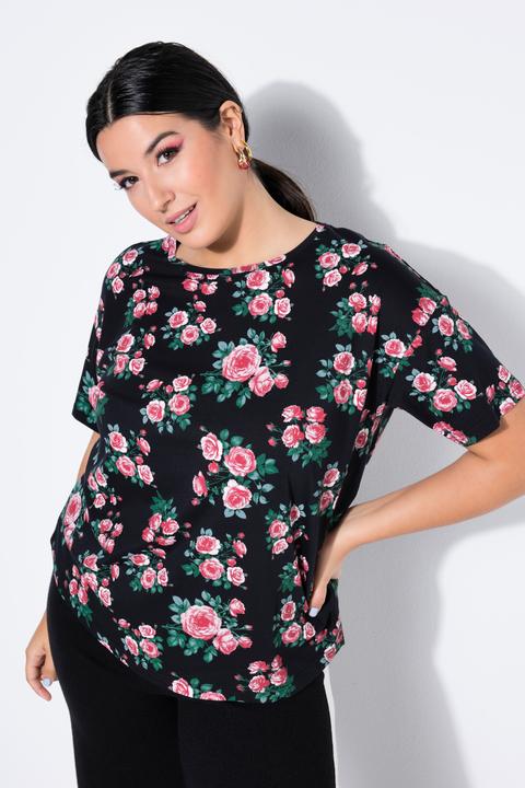 Produktbild Studio Untold T-Shirt, oversized, Roses-Print (56)