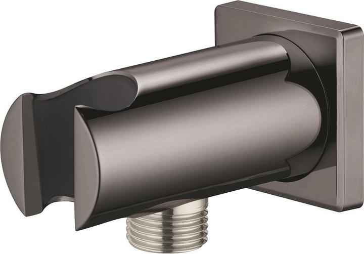 Grohe rainshower - wandaansluitbocht met houder, hard graphite