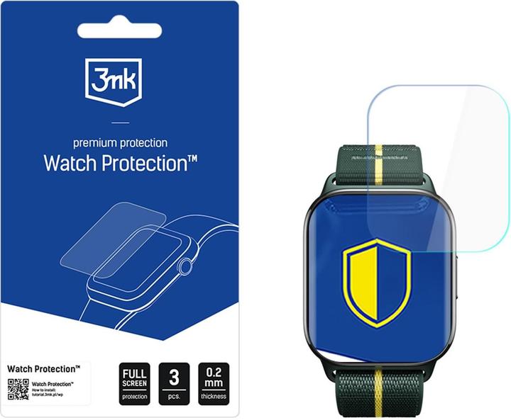 Produktbild 3MK Watch Protection ARC Smartwatch-Displayschutzfolie für Motorola Moto Watch Fit