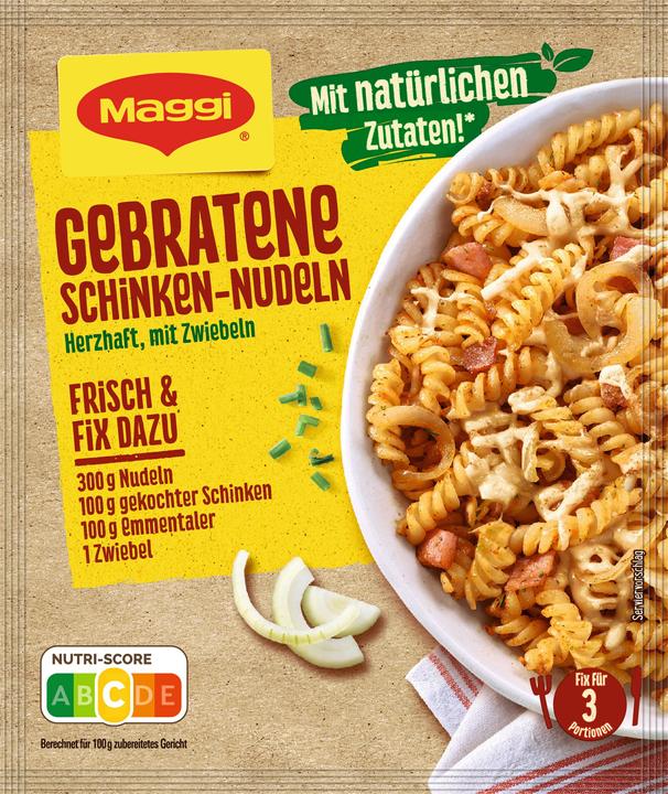 Maggi Gebratene Schinken-Nudeln