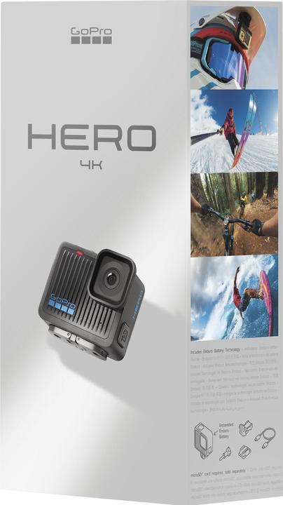 Actual product image GoPro Hero (incl. 128 GB MicroSDXC card) (30p, Bluetooth, Wi-Fi)